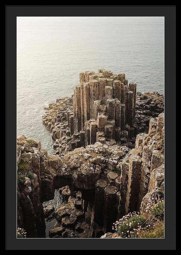 Basalt Columns In Hexagonal Formation