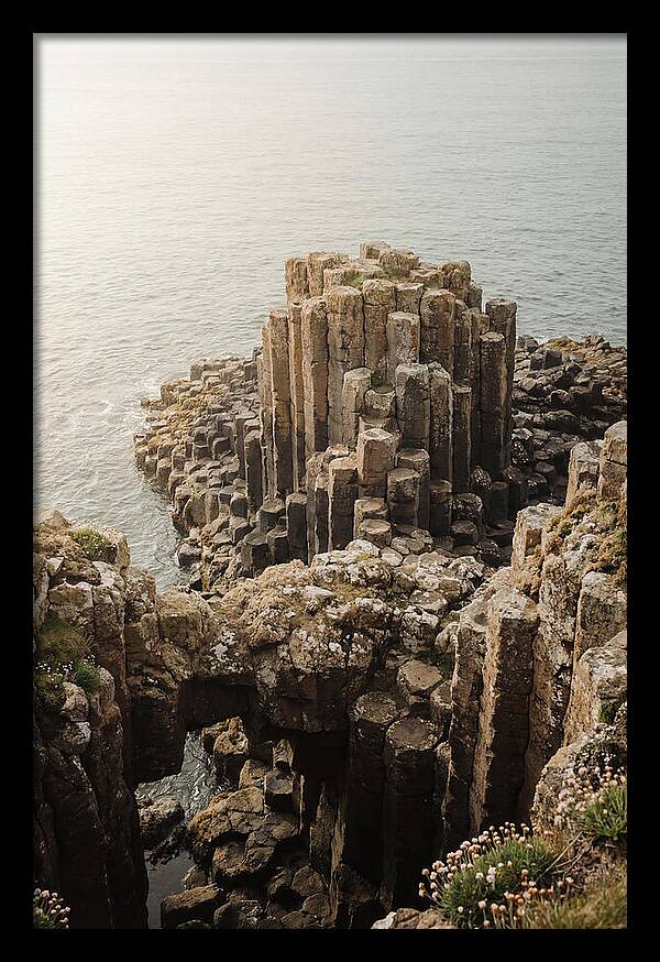 Basalt Columns In Hexagonal Formation