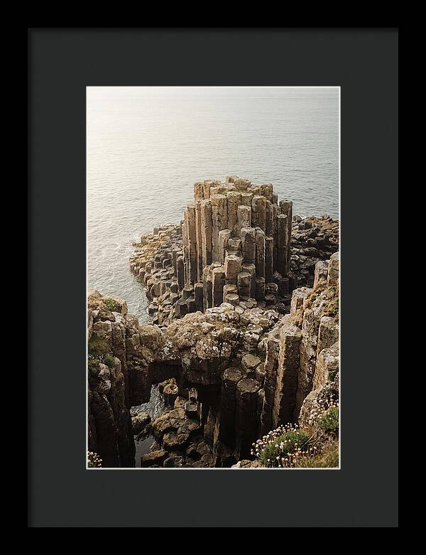 Basalt Columns In Hexagonal Formation