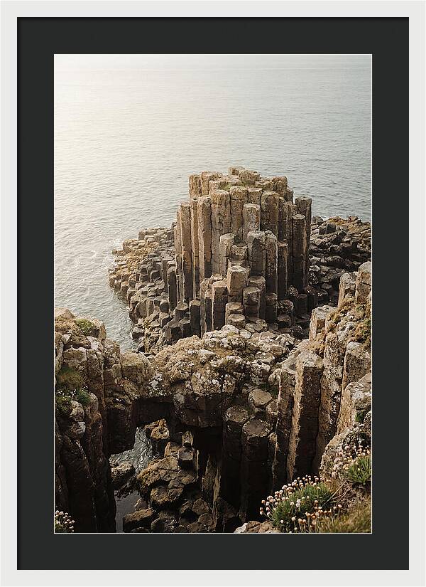 Basalt Columns In Hexagonal Formation