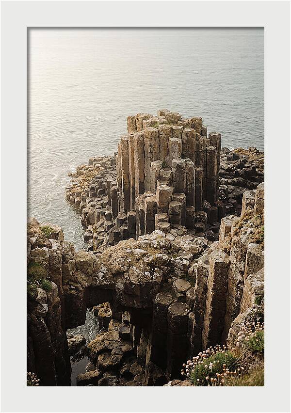Basalt Columns In Hexagonal Formation