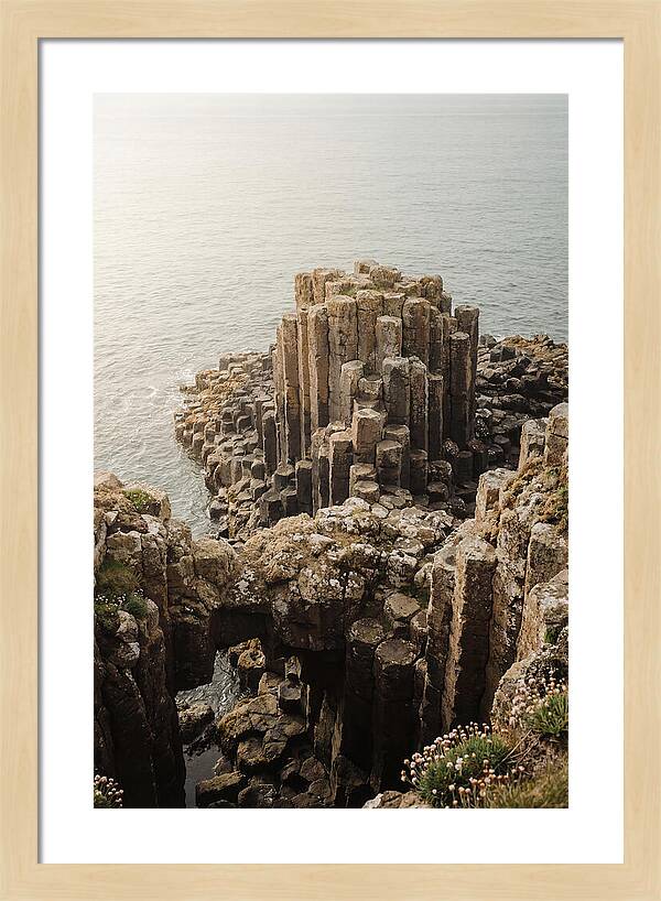 Basalt Columns In Hexagonal Formation