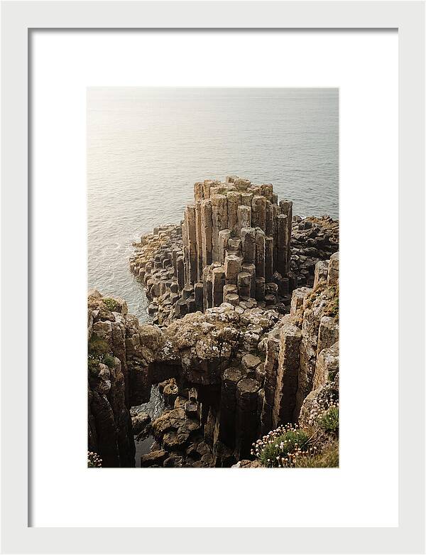 Basalt Columns In Hexagonal Formation