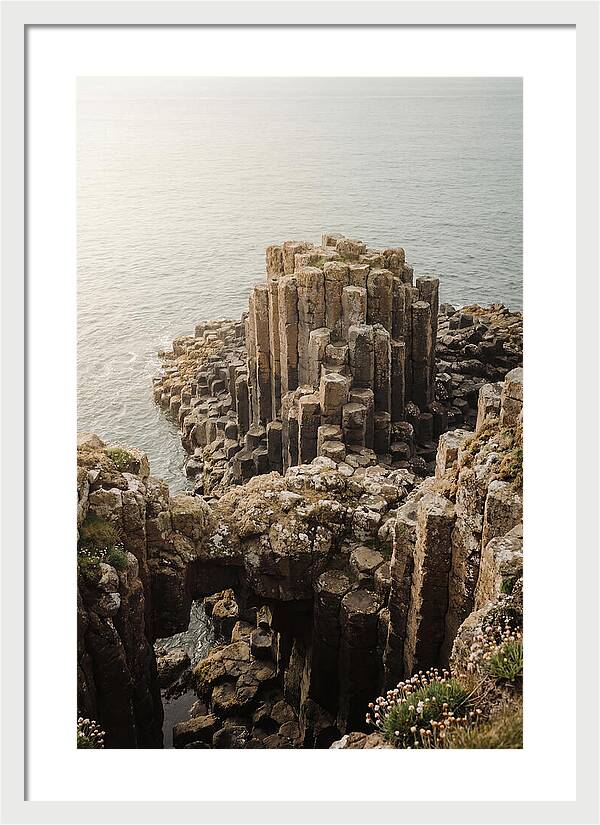 Basalt Columns In Hexagonal Formation