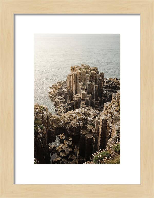 Basalt Columns In Hexagonal Formation