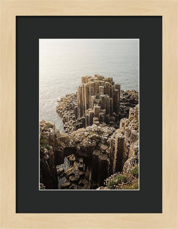 Basalt Columns In Hexagonal Formation