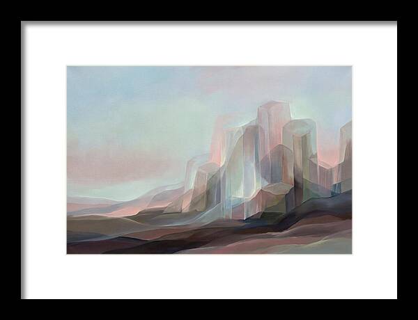 Basalt Columns Rising From Dark Earth