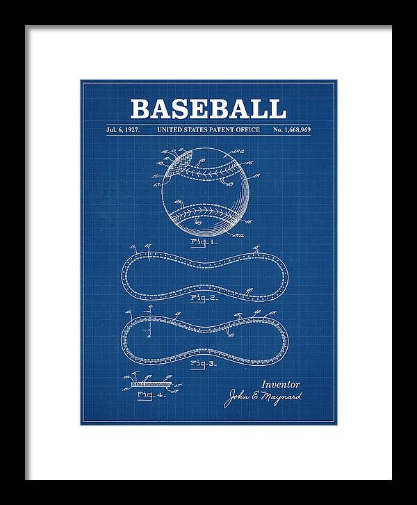 Baseball Blueprint Patent Us1668969a