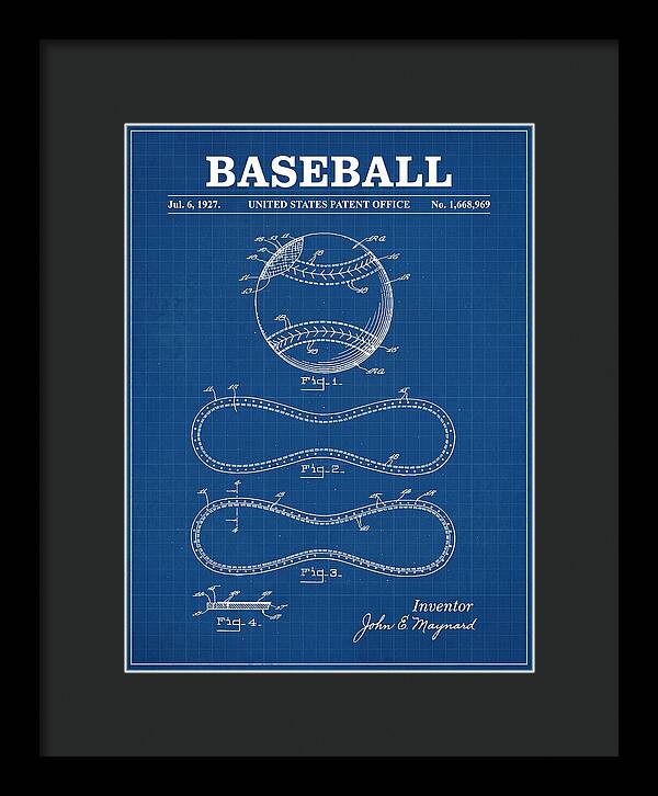 Baseball Blueprint Patent Us1668969a