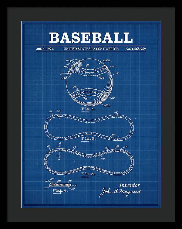 Baseball Blueprint Patent Us1668969a