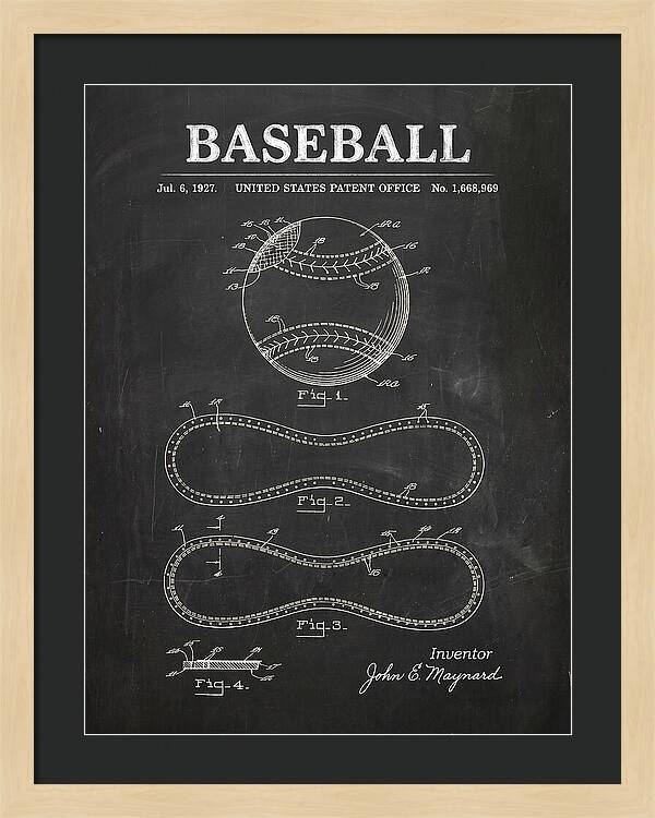 Baseball Chalkboard Patent Us1668969a