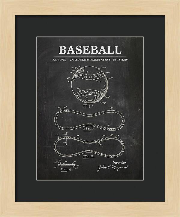 Baseball Chalkboard Patent Us1668969a