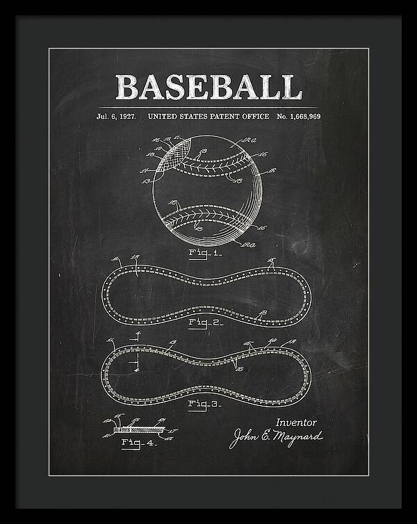Baseball Chalkboard Patent Us1668969a