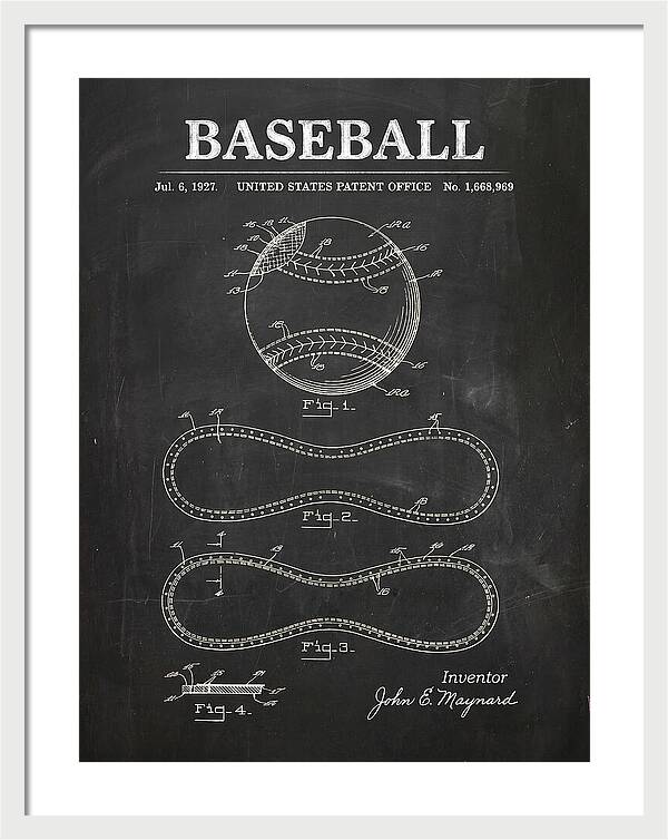 Baseball Chalkboard Patent Us1668969a