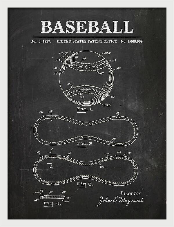 Baseball Chalkboard Patent Us1668969a