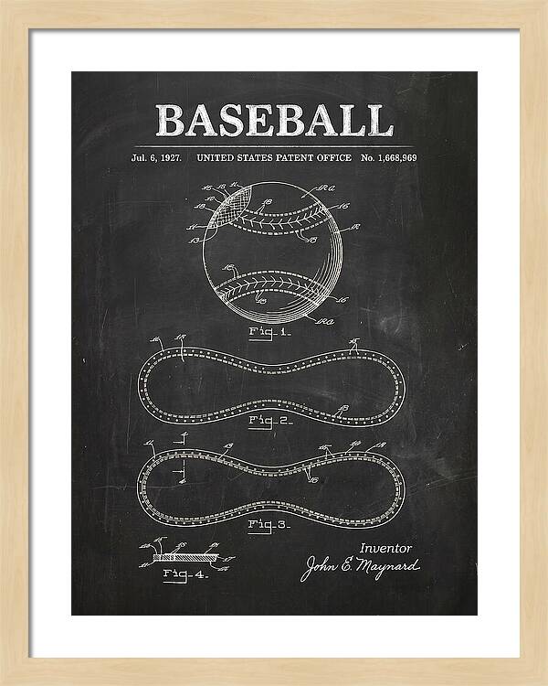 Baseball Chalkboard Patent Us1668969a