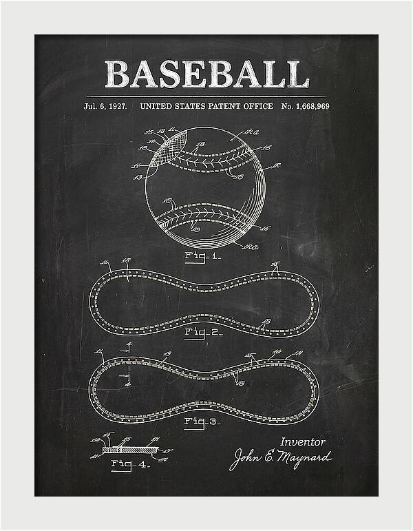 Baseball Chalkboard Patent Us1668969a