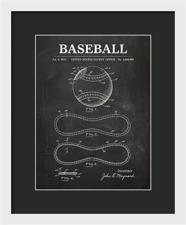 Baseball Chalkboard Patent Us1668969a