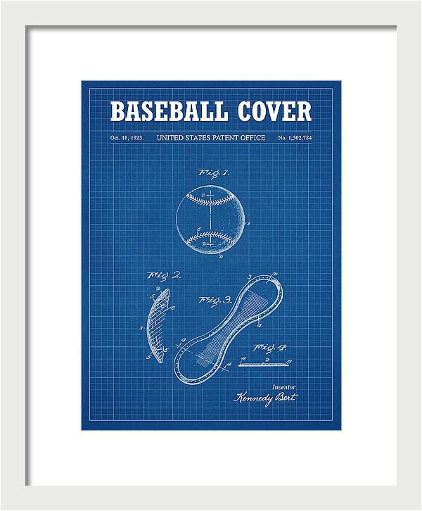 Baseball Cover Blueprint Patent Us1502784a