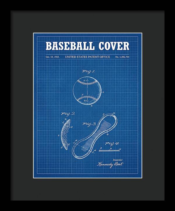 Baseball Cover Blueprint Patent Us1502784a