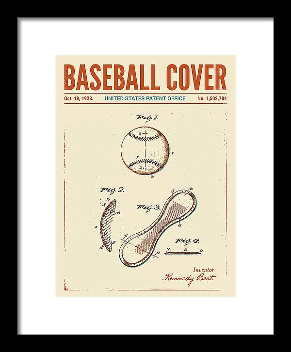 Baseball Cover Retro Patent Us1502784a