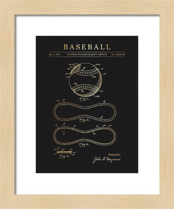 Baseball Gold Patent Us1668969a