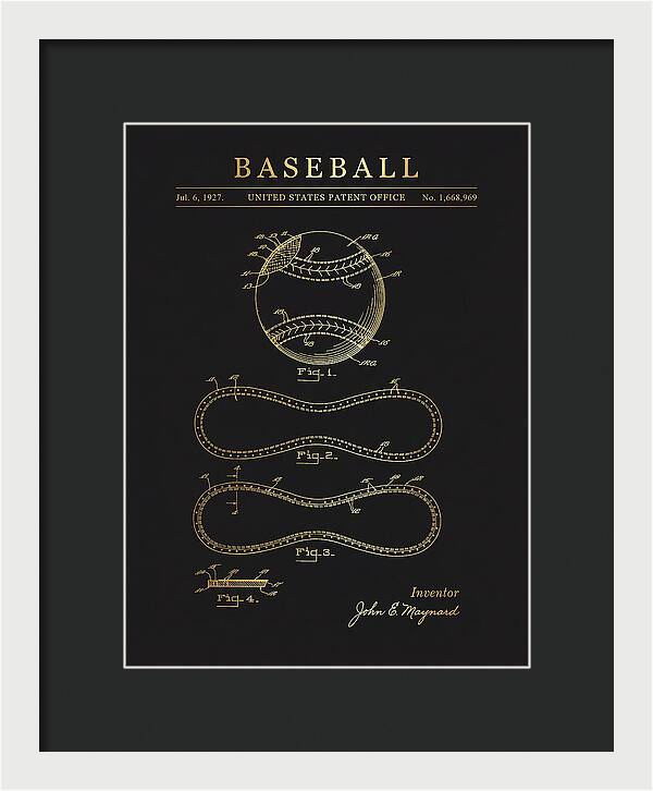Baseball Gold Patent Us1668969a