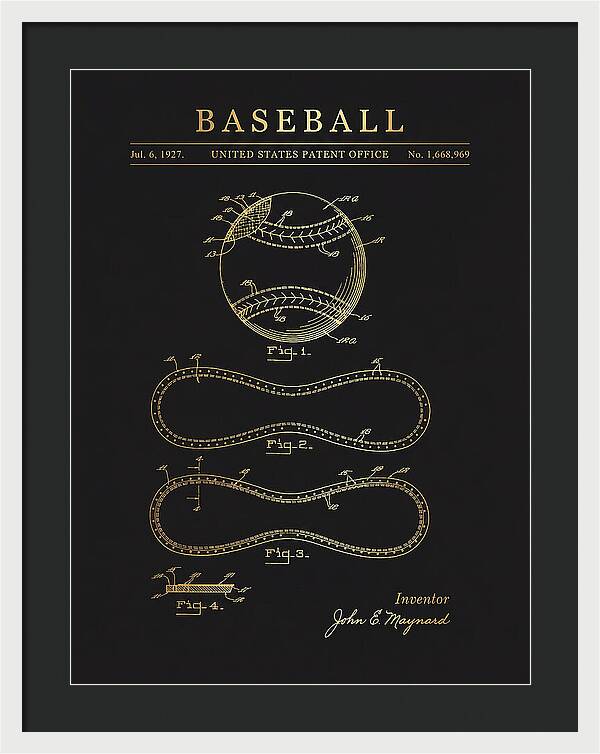 Baseball Gold Patent Us1668969a