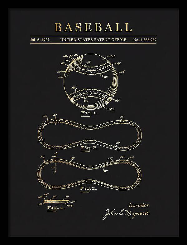 Baseball Gold Patent Us1668969a