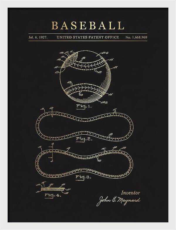 Baseball Gold Patent Us1668969a