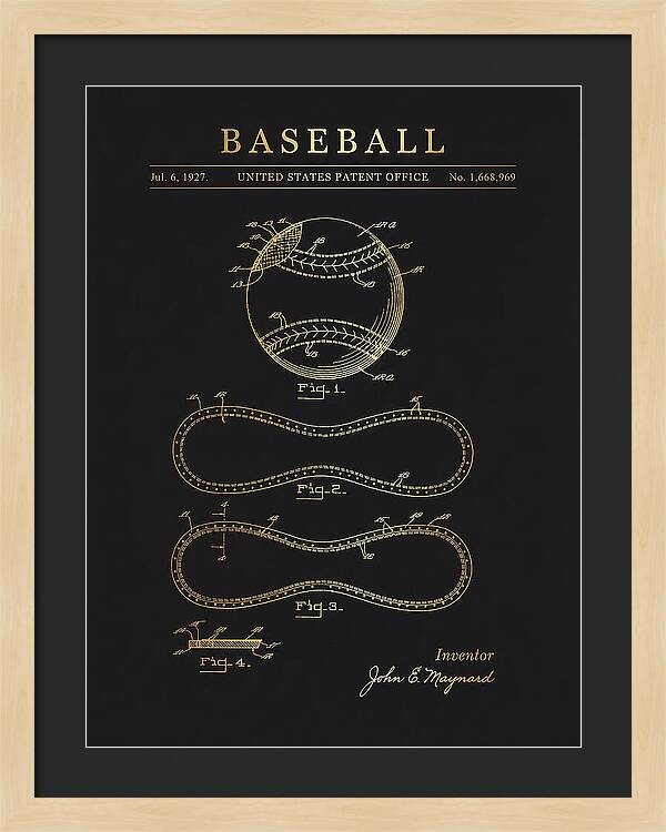 Baseball Gold Patent Us1668969a
