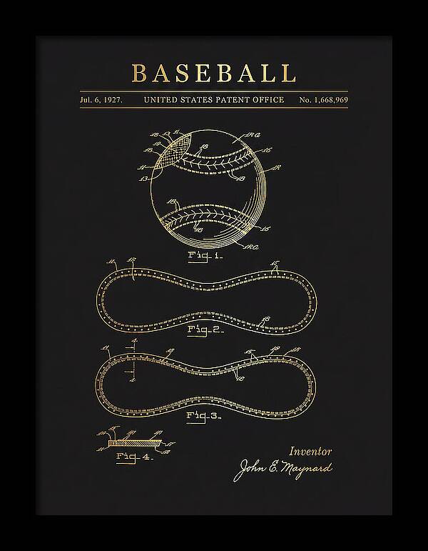 Baseball Gold Patent Us1668969a