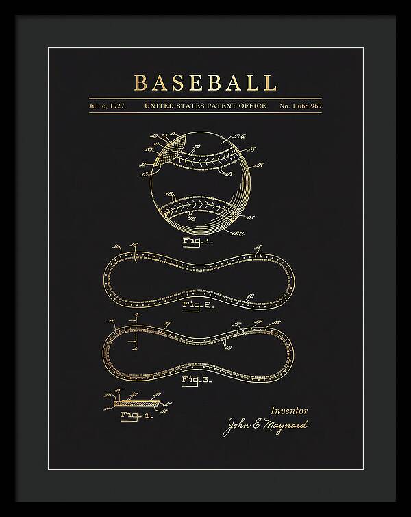 Baseball Gold Patent Us1668969a