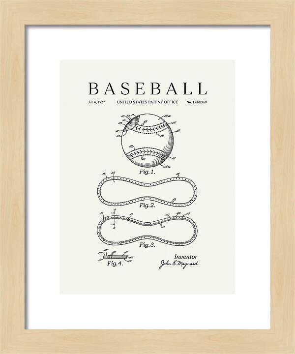 Baseball Minimalist Patent Us1668969a