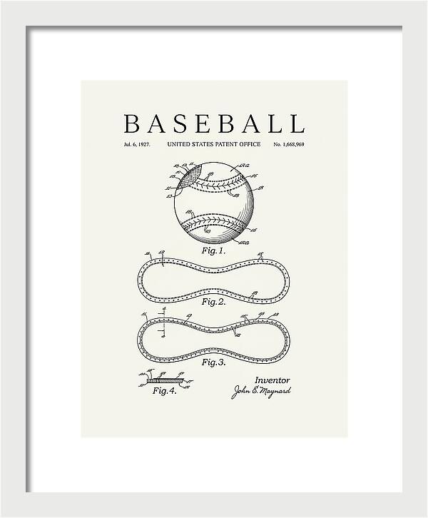 Baseball Minimalist Patent Us1668969a