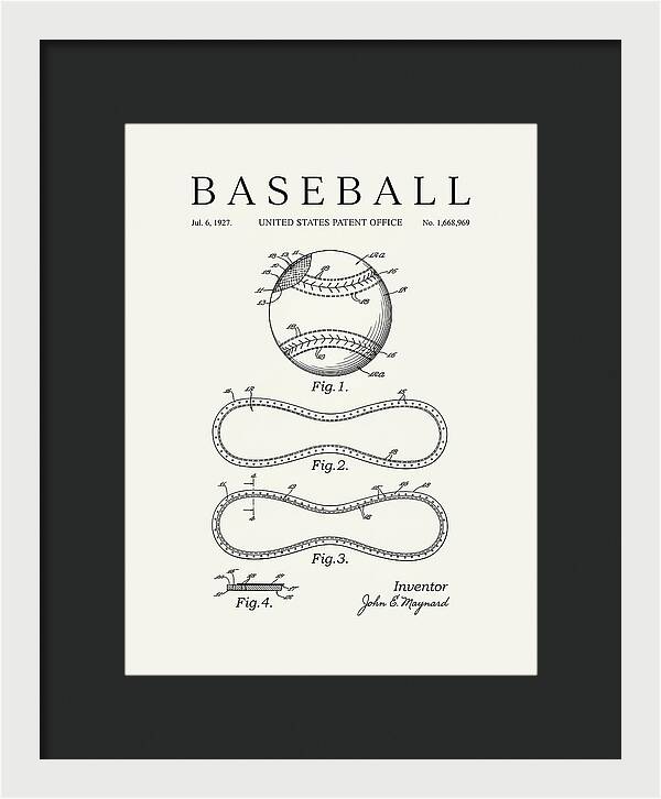 Baseball Minimalist Patent Us1668969a
