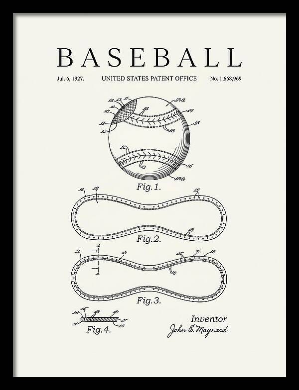 Baseball Minimalist Patent Us1668969a