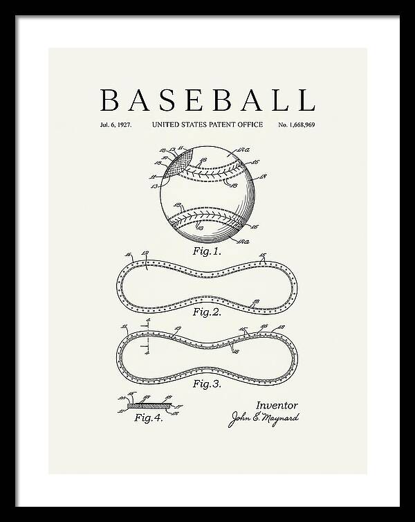 Baseball Minimalist Patent Us1668969a