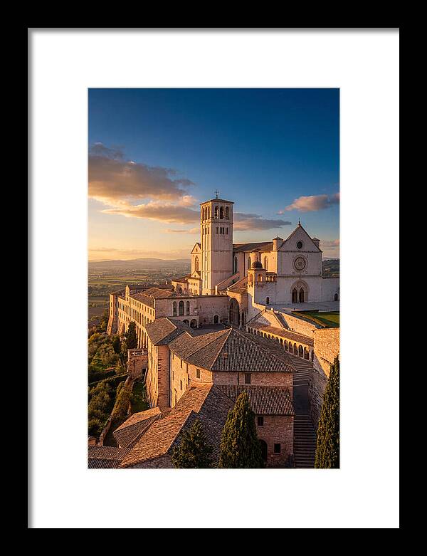 Basilica Of St Francis At Dusk