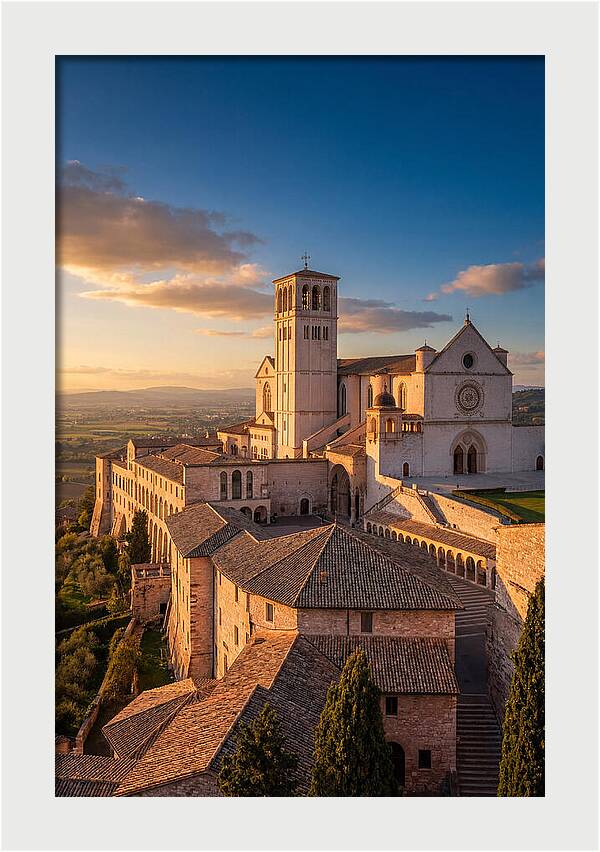 Basilica Of St Francis At Dusk
