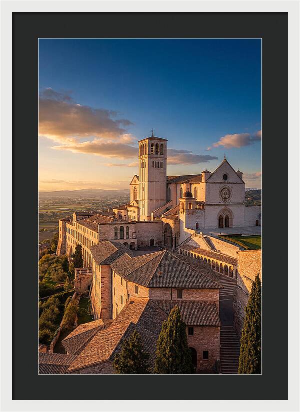 Basilica Of St Francis At Dusk