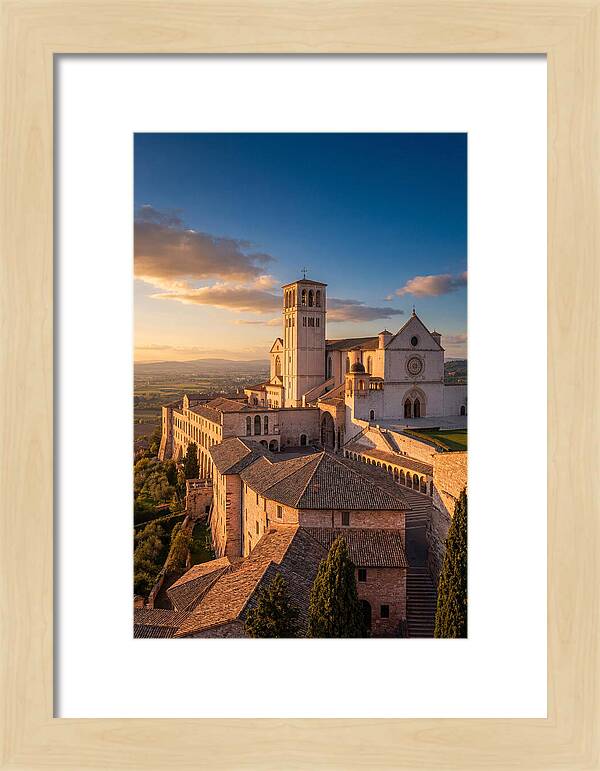 Basilica Of St Francis At Dusk