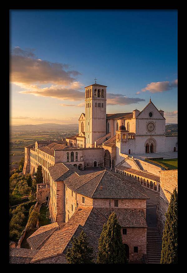 Basilica Of St Francis At Dusk