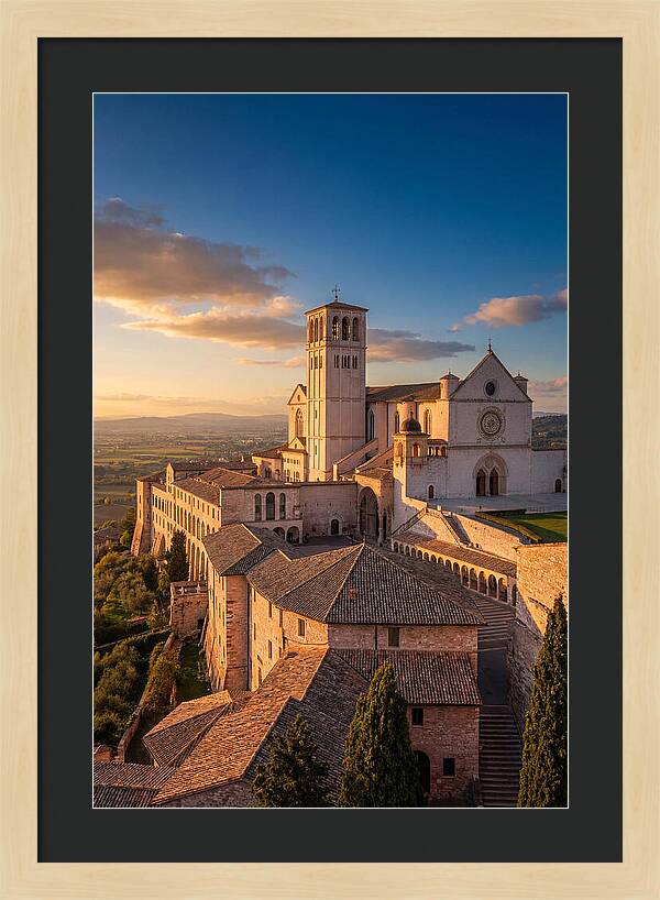 Basilica Of St Francis At Dusk