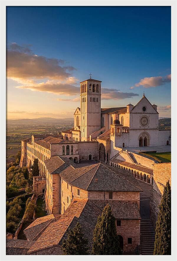 Basilica Of St Francis At Dusk
