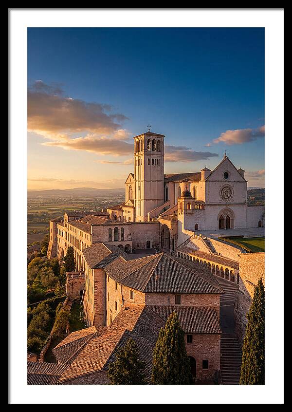 Basilica Of St Francis At Dusk