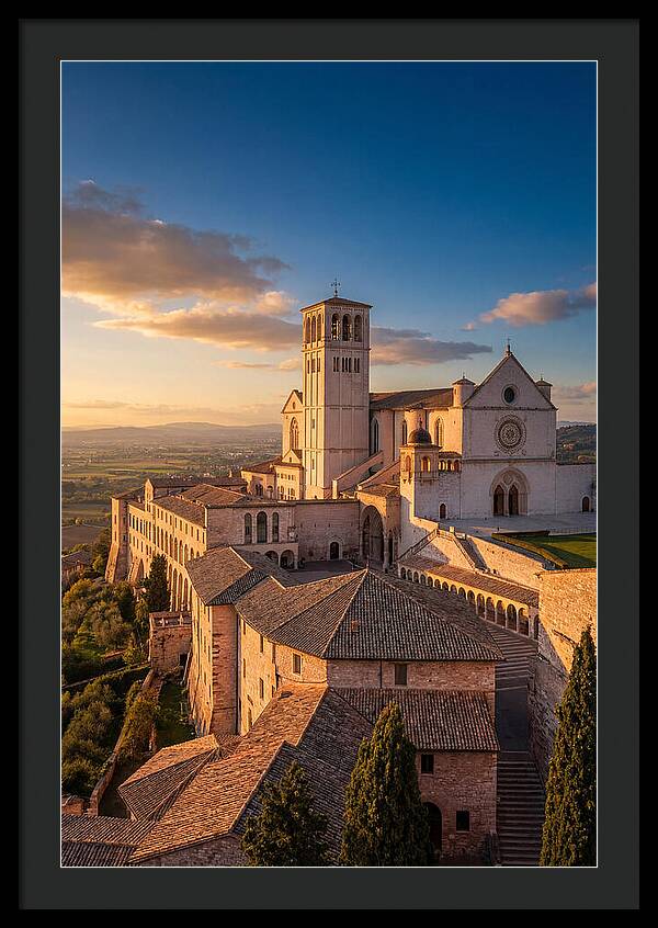 Basilica Of St Francis At Dusk