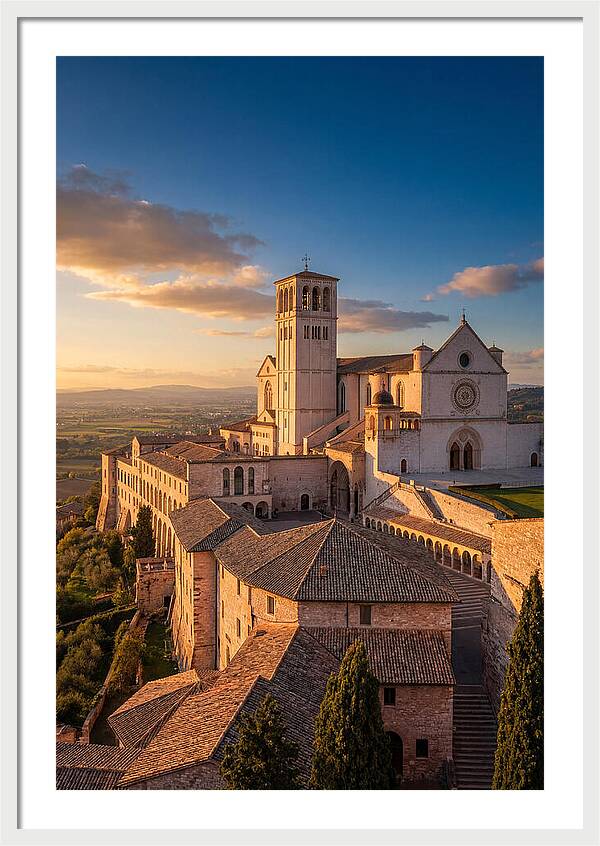 Basilica Of St Francis At Dusk