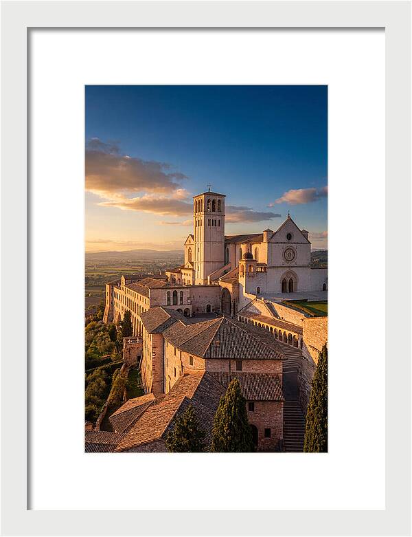 Basilica Of St Francis At Dusk