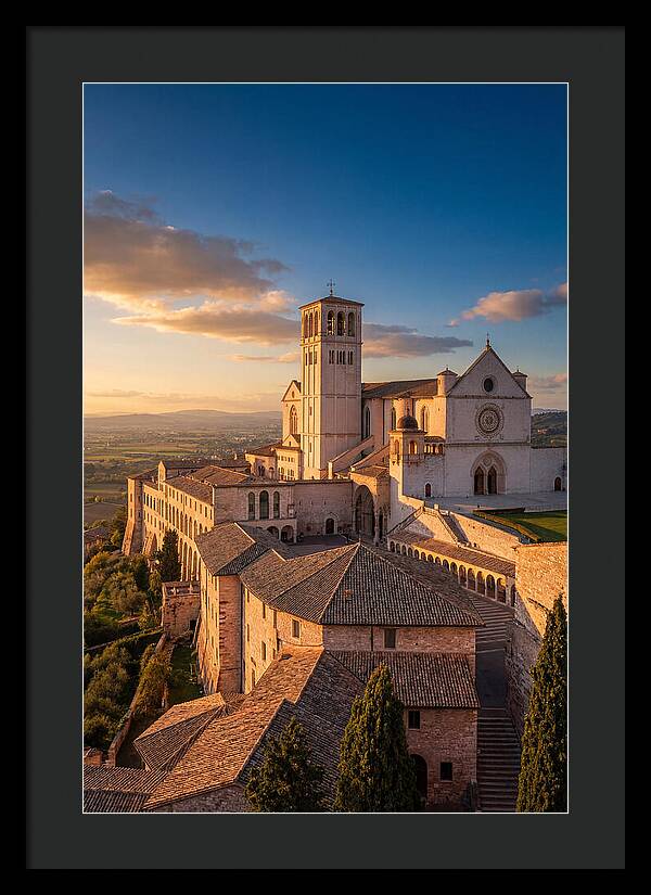 Basilica Of St Francis At Dusk